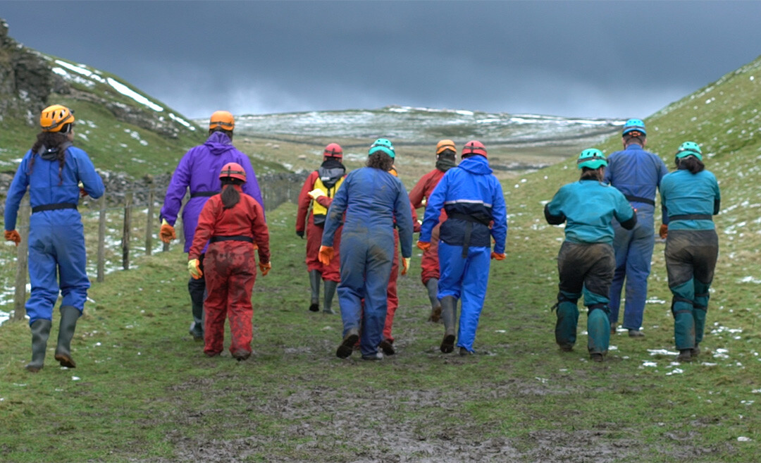 Group 3 heading to cave